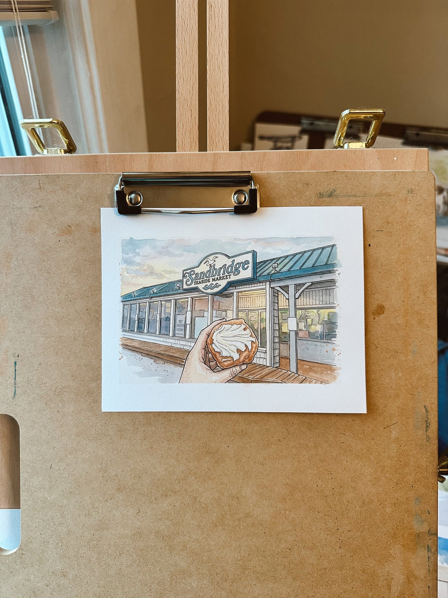 Sandbridge Market Donut Watercolor